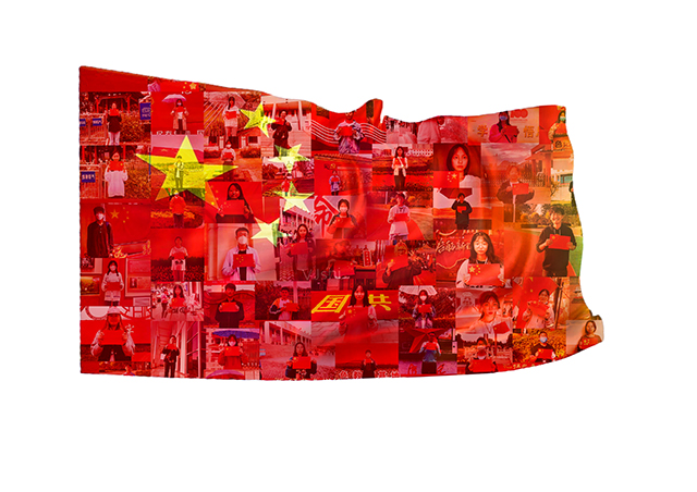 传承红色基因 向国旗敬礼——艺术传媒学院2021级新生欢庆国庆特别活动