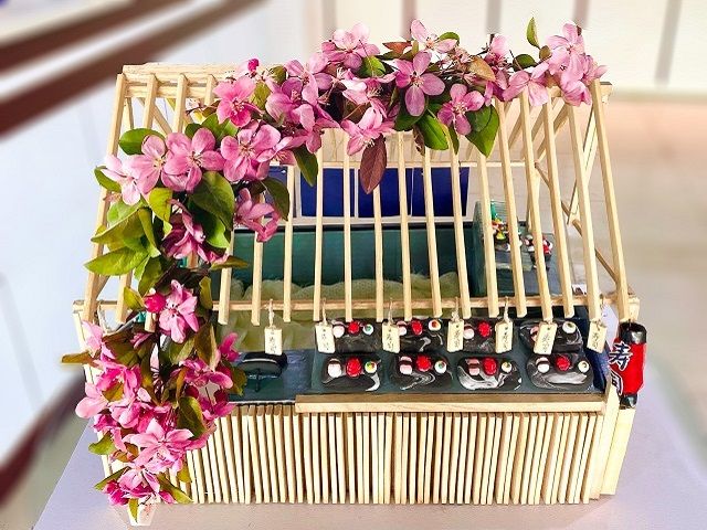 【完满班级】我的青春 我的梦——艺术传媒学院环设1705班举行建筑模型设计展完满班级活动