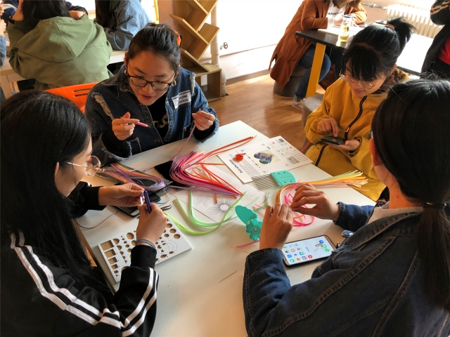 邂逅衍纸艺术 遇上精致慢生活——智能工程学院“智多星”领航工程魅力衍纸第四期