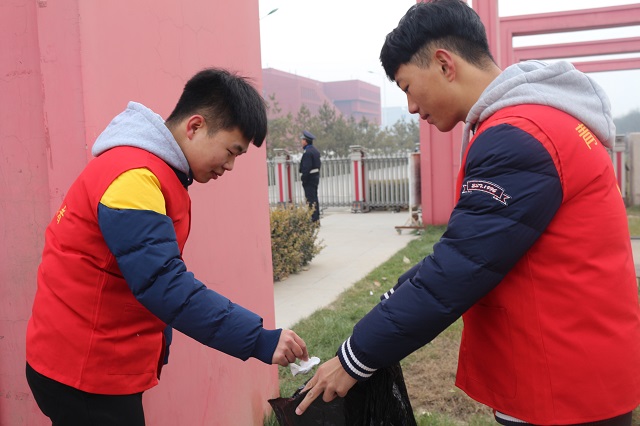 【完满班级】善行青春 养成公益——园林1604班举办完满班级公益活动