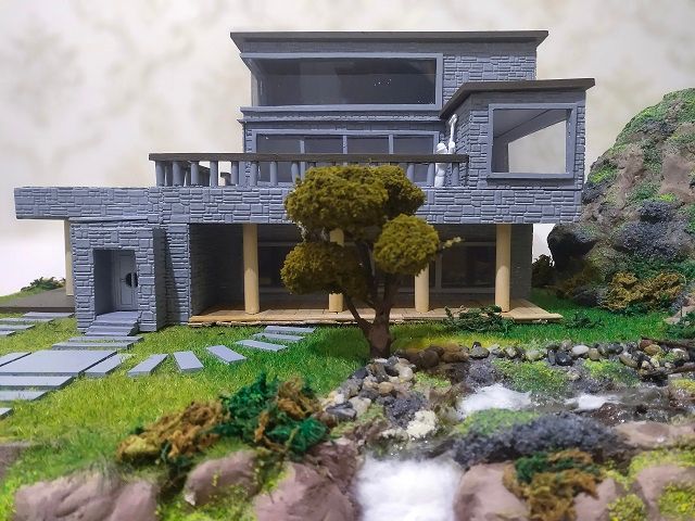 【完满班级】我的青春 我的梦——艺术传媒学院环设1705班举行建筑模型设计展完满班级活动