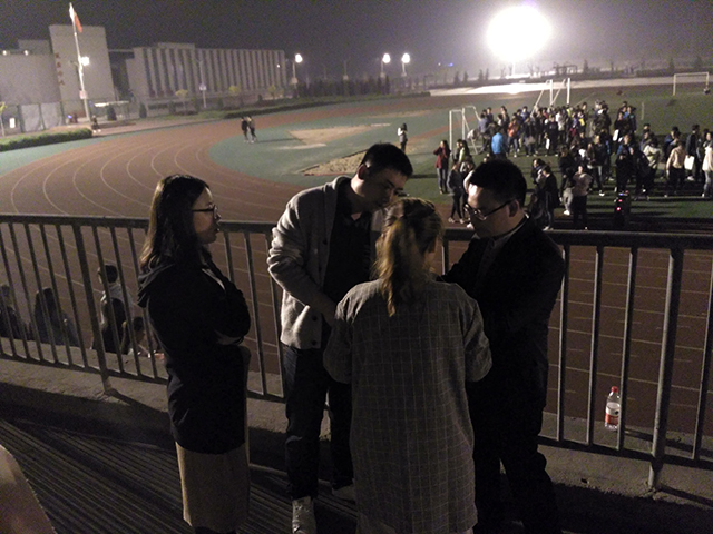 【运动会】外语系全力备战学院第九届春季田径运动会