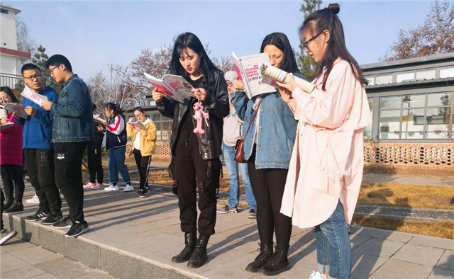 【完满班级】一日之计在于晨——远景1705班晨读英语角