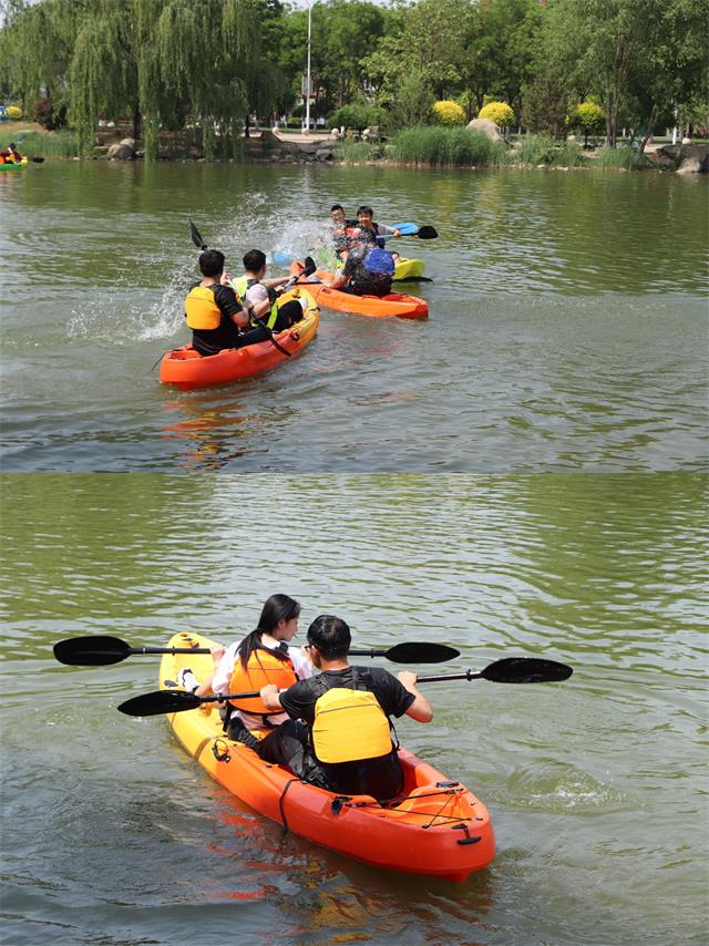 【完满班级】百舸争流千帆竞 勇立潮头敢为先——物流1902班、金融1901班“激情夏日 奋勇争先”划船活动