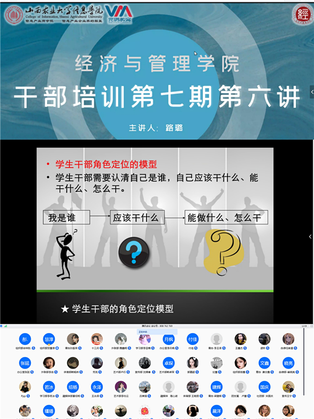 使命召唤担当 榜样引领时代——经济与管理学院开展干部培训第七期第六讲