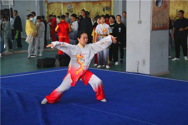 晋中信息学院武术队举行队内选拔赛 全力以赴备战省武术锦标赛