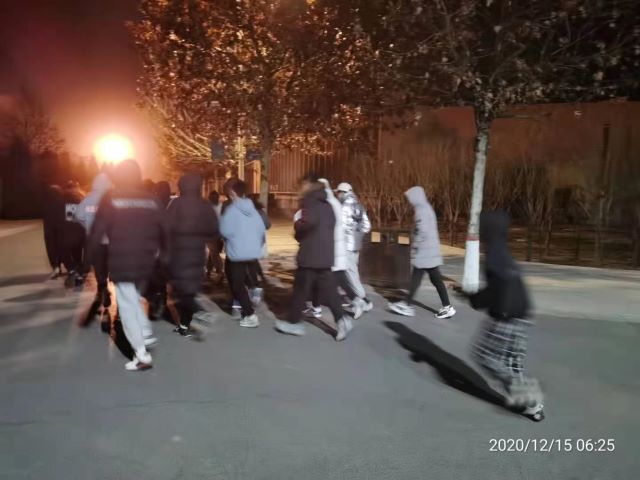 【完满班级】快乐晨跑——电气2001班完满班级活动