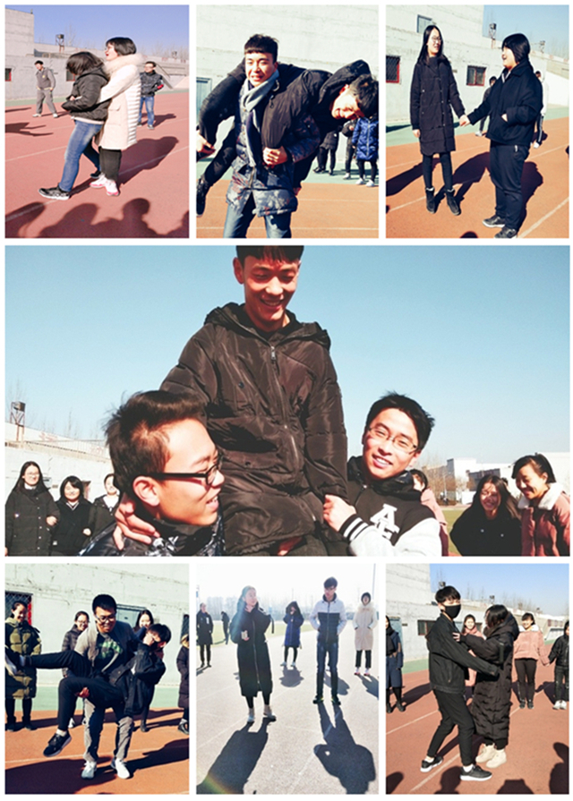 躁动青春 “冲”暖寒冬——信工系数媒1701班完满班级活动