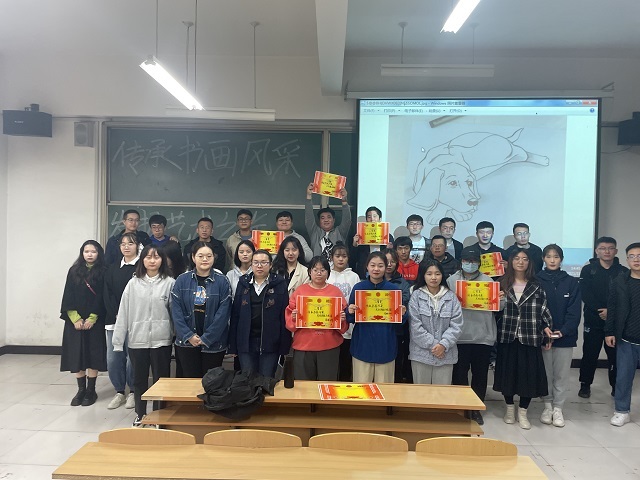 【完满班级】发扬艺术之光 传承书画风采 共创魅力校园——食品与环境学院园林2104班完满班级活动