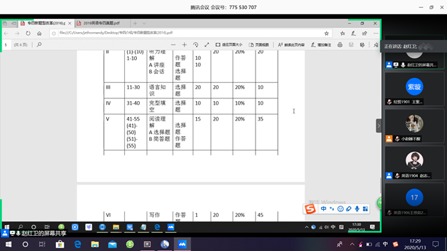 学长计划第748期：雏鹰展翅 备战专四 ——外语系第112期“学长计划”之教师导航