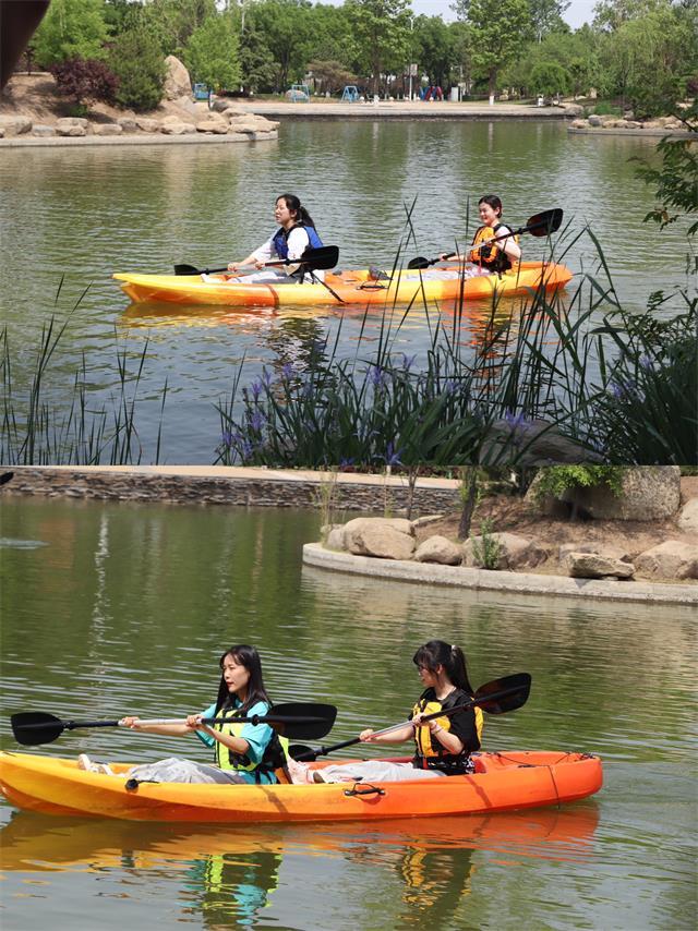 【完满班级】百舸争流千帆竞 勇立潮头敢为先——物流1902班、金融1901班“激情夏日 奋勇争先”划船活动