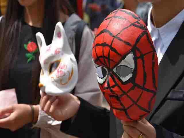 【完满班级】笔墨丹青 绘于面具——艺术传媒学院环设1703班艺术实践完满班级活动