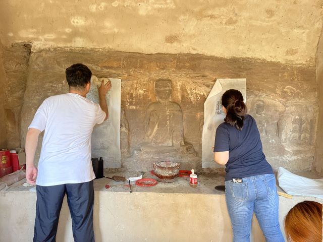 【三下乡】走进拓碑文化 感受非遗魅力——艺术传媒学院“拾遗记”平遥西沟摩崖石窟考察