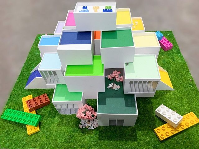 【完满班级】我的青春 我的梦——艺术传媒学院环设1705班举行建筑模型设计展完满班级活动