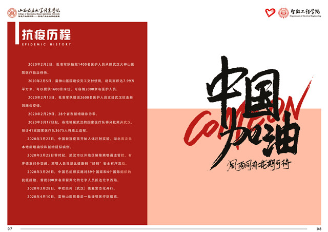智能工程学院抗疫志愿者纪念手册 献给志愿者最好的礼物