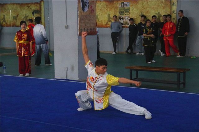 晋中信息学院武术队举行队内选拔赛 全力以赴备战省武术锦标赛
