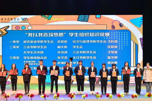 跨越!成为更加优秀的自己——第二届学生干部技能大赛颁奖典礼隆重举行
