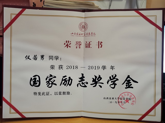 学习标杆·仪若男：越努力 越幸运