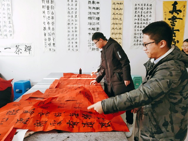 【社团快讯】书法交流弘扬中国传统文化——竹贤林书法社举办全国春联大赛山西片区高校联谊赛