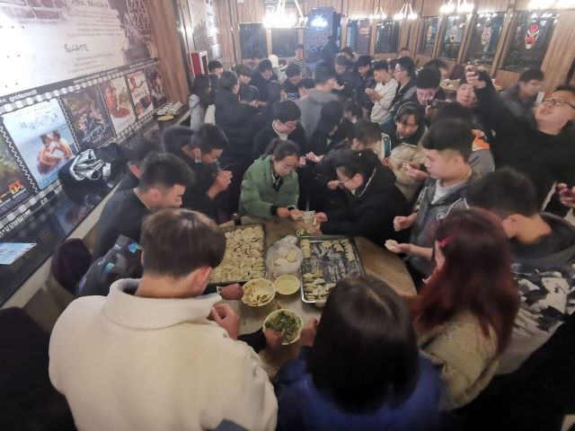 暖心冬至——智能工程学院冬至饺子宴
