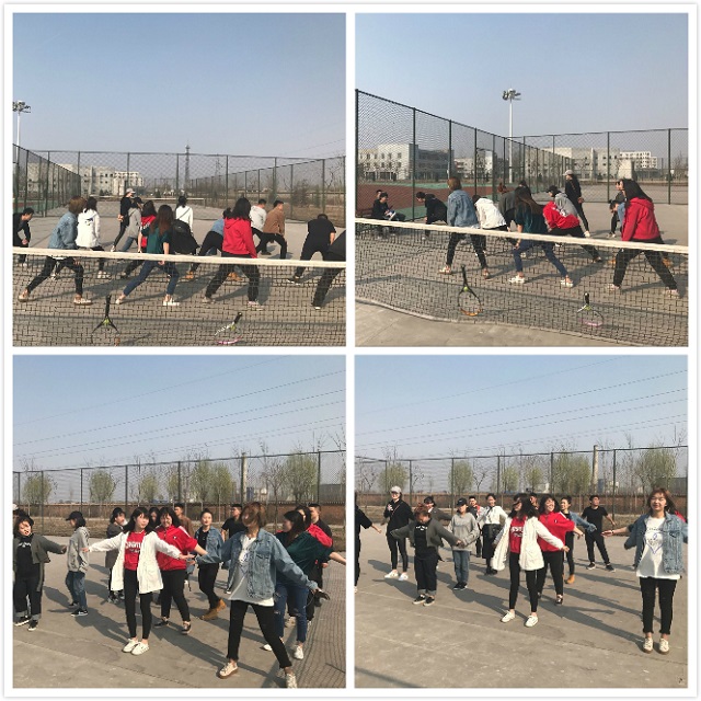 跳动的网球 飞舞的梦想——艺术传媒学院动画1501班举办完满班级活动