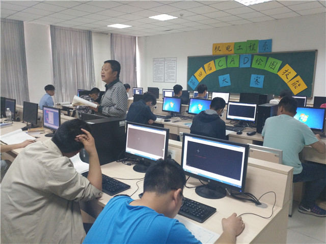 CAD绘图技能 大赛在即一触即发 ——机电工程系第四届CAD绘图技能大赛