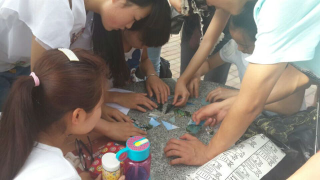 拼图?我们在拼感情!——记工管系营销1201—1203班级活动
