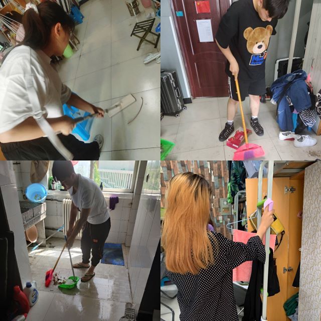 【完满班级】传播健康理念 展现青春活力——艺术传媒学院环设1903班举办打扫宿舍比拼活动