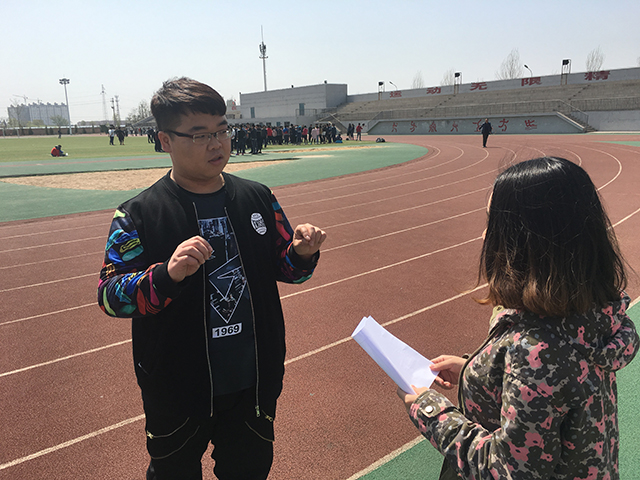 【运动会】环科系运动会方阵排练领舞访谈记录