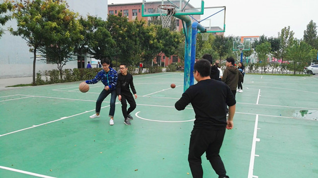 【完满班级】中秋杯激情篮球赛——电子1501班举办完满班级活动