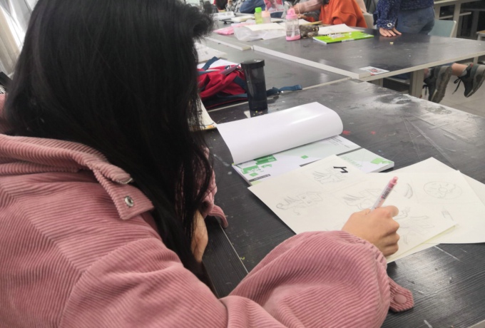 【完满班级】开拓思维 创意无限——艺术传媒学院视觉1702班字体创意完满班级活动