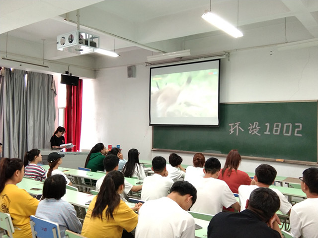【完满班级】弘扬慈善文化 构建大爱中华——艺术传媒学院环境设1802班举办“公益视频分享会”