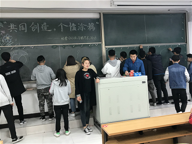 【完满班级】奇思妙想  笔下生花——经济管理系经管1702班“涂鸦艺术”完满班级活动