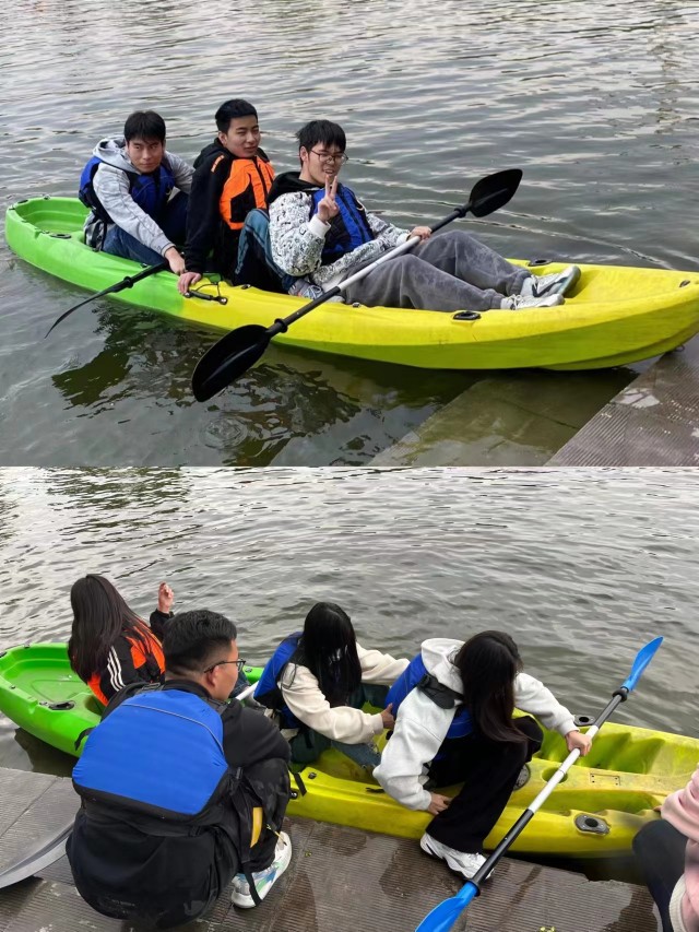 【完满团支部】湖水解冻了 上船 我们去看看——经济与管理学院行管2202班完满团支部活动