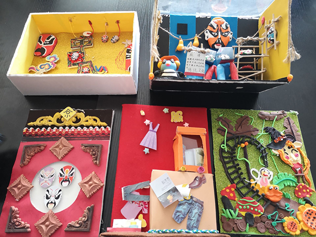 【完满班级】绽放在手中的完满之花——艺术传媒学院视觉1504班举办“掌心里的完满”橱窗设计比赛完满班级活动