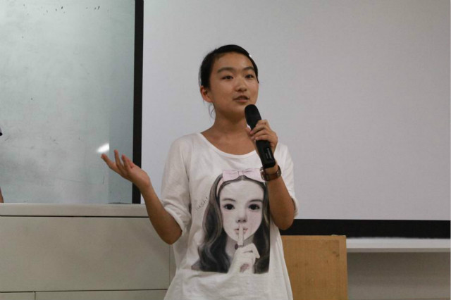 【社彩缤纷】墨竹文学社开展“我心中的文学”演讲活动