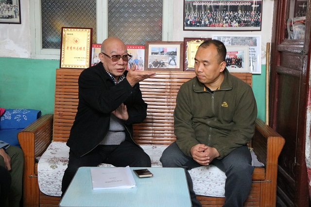 【社团快讯】武术社拜访老拳师——形意拳名家布秉全