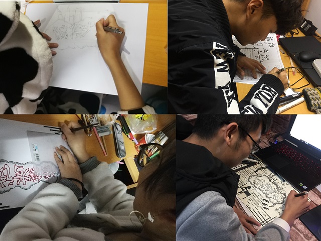 【完满班级】绘出真诚 考而有信——艺术传媒系产品1701班、服装1701班举办诚信考试完满活动