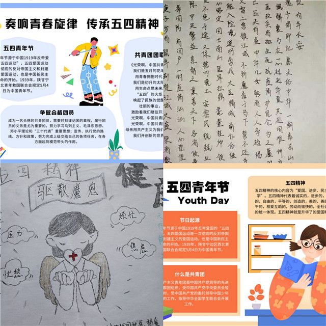 【主题团日】淬炼商学院2019级开展系列主题团日活动 致敬五四精神