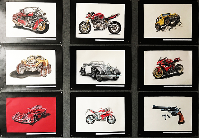 【完满班级】以梦为马 驿路风华——艺术传媒系2014级视觉、产品、服装专业举办流光“艺”彩手绘活动