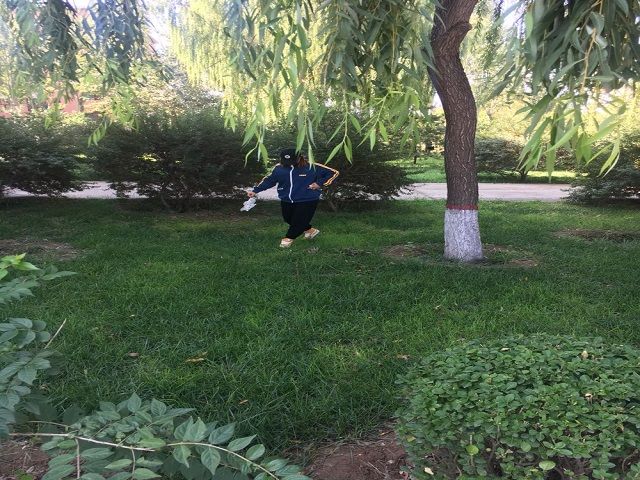 【完满班级】“保护环境 捡拾垃圾”校园清理垃圾活动——艺术传媒学院产品1601完满班级活动