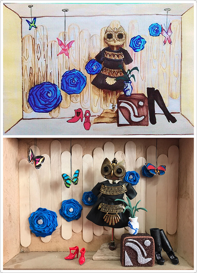 【完满班级】象牙塔里的风景——艺术传媒学院2014级视觉专业橱窗设计“专业+”主题完满活动