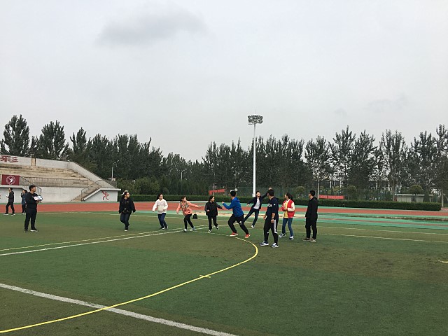 【完满班级】沙包投掷 同舟共济——艺术传媒系环设1703班趣味体育完满班级活动