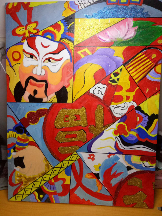 【完满班级】艺术传媒系2016级视觉专业举办“辞旧迎新”年画大比拼