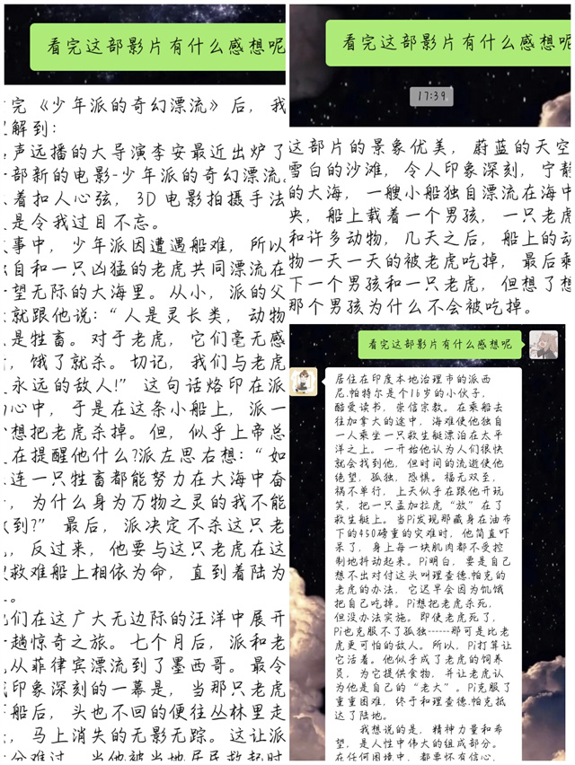 【完满班级】线上观影 励志人生——淬炼·国际商学院会计2103班完满班级活动