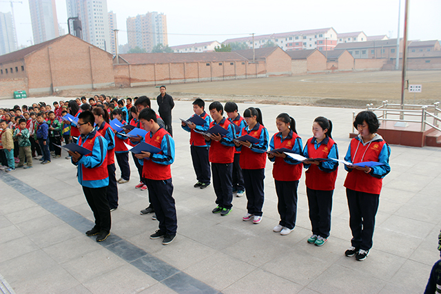 太谷县北城小学与环科系公益服务对接基地揭牌仪式圆满完成